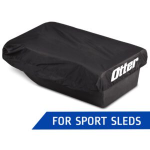 Otter Black Heavyweight Water Resistant Polyester Sport Sled Travel Cover with Shock Cord