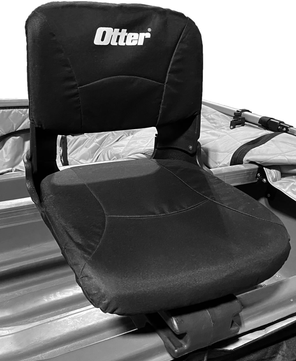 Cushioned Seat w/Base & Brackets - Otter Outdoors