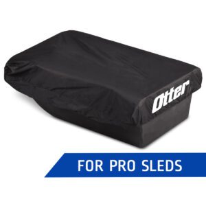 Otter Black Heavyweight Water Resistant Polyester Pro Sled Travel Cover with Shock Cord