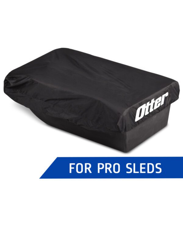 Otter Black Heavyweight Water Resistant Polyester Pro Sled Travel Cover with Shock Cord