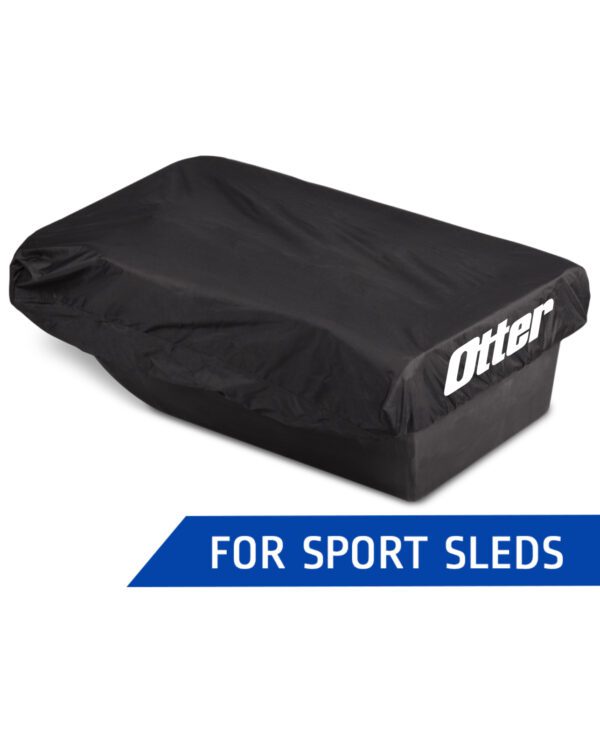 Otter Black Heavyweight Water Resistant Polyester Sport Sled Travel Cover with Shock Cord