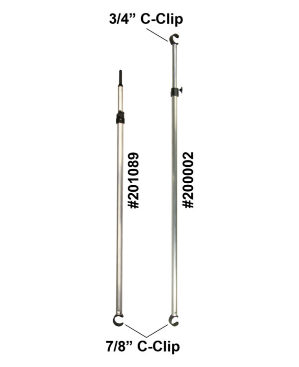 Otter C Clips for Front and Back Wind Poles