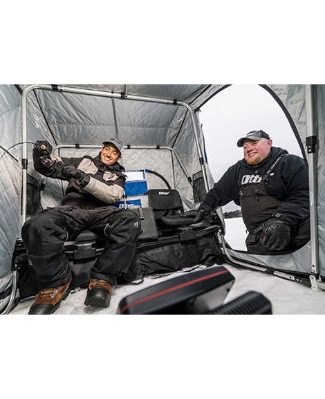 Otter XT Pro X-Over Cabin Ice Fishing Shelter Interior