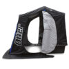 Otter XT X-Over Cottage Ice Fishing Shelter Side View with Open Doors