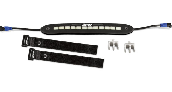 Otter Pro Universal Two 600 Lumen LED Strip Light Kit with Dimmer and Hook and Loop Cam Buckle Attachment