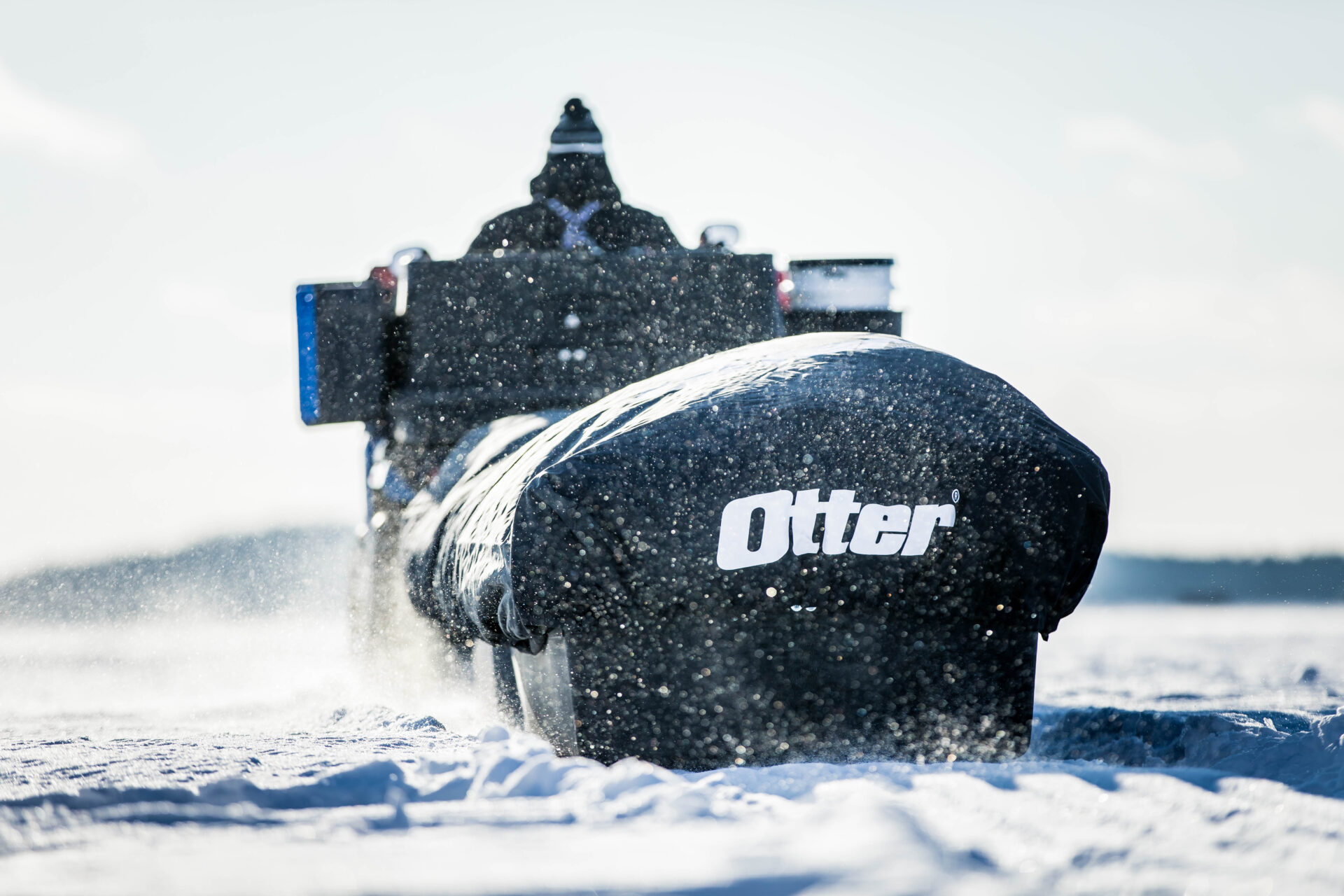 Ice Fishing Camping Setup