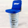 Otter Blue Foldable Pro Jump Seat with Back Rest for 5-6 Gallon Bucket