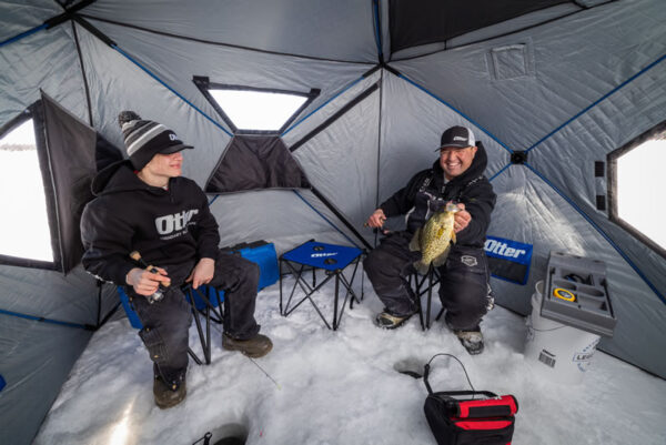 Otter Vortex Pro Lodge Ice Fishing Hub Shelter