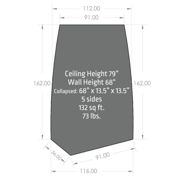 Otter Vortex Pro Monster Lodge Ice Fishing Hub Shelter Dimensions