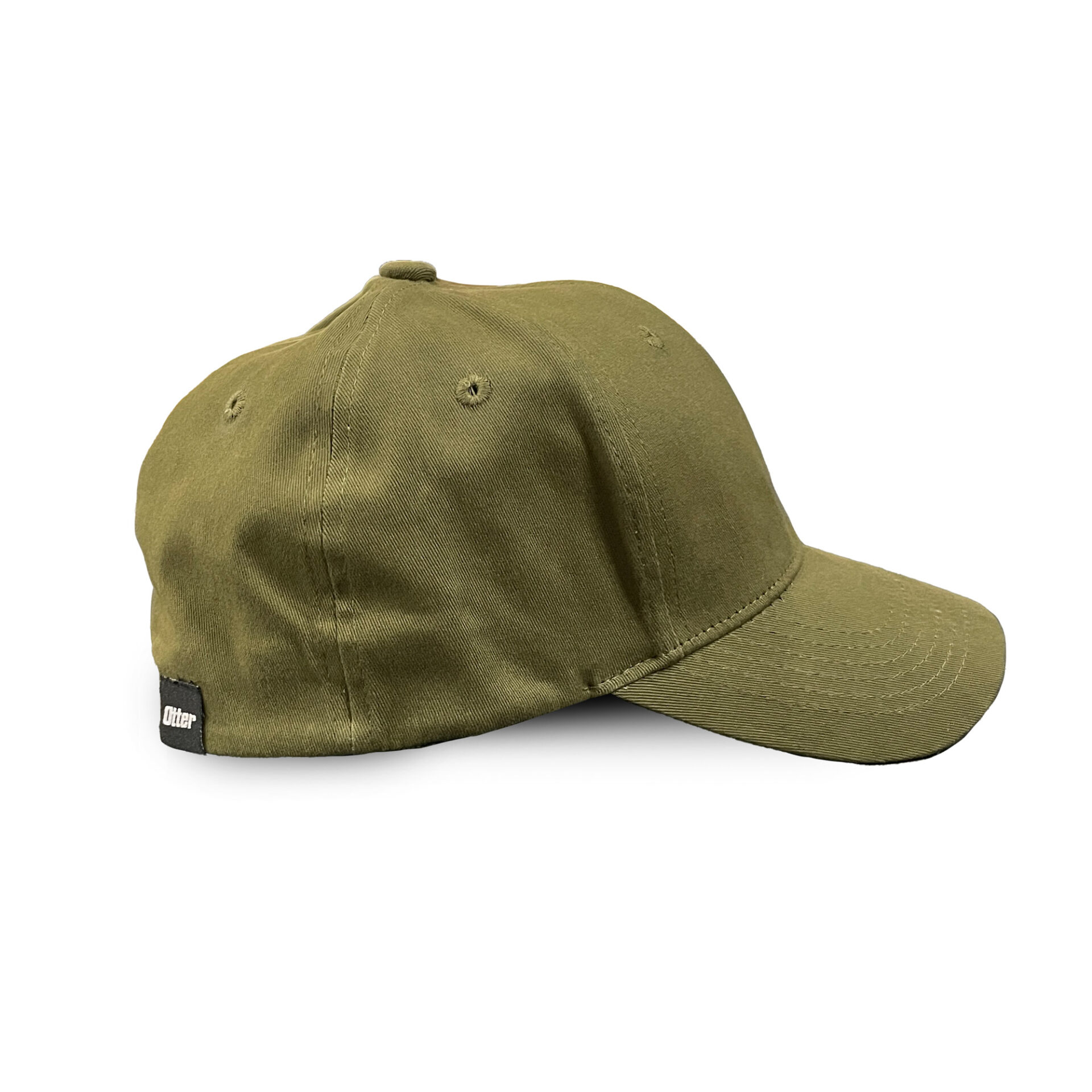 Olive Green Solid Stretch-Fit Hat