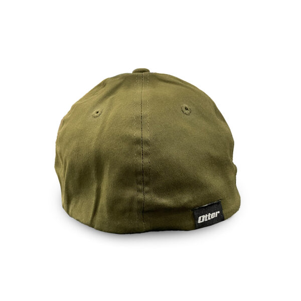 Otter Olive Green Solid Stretch Fit Hat