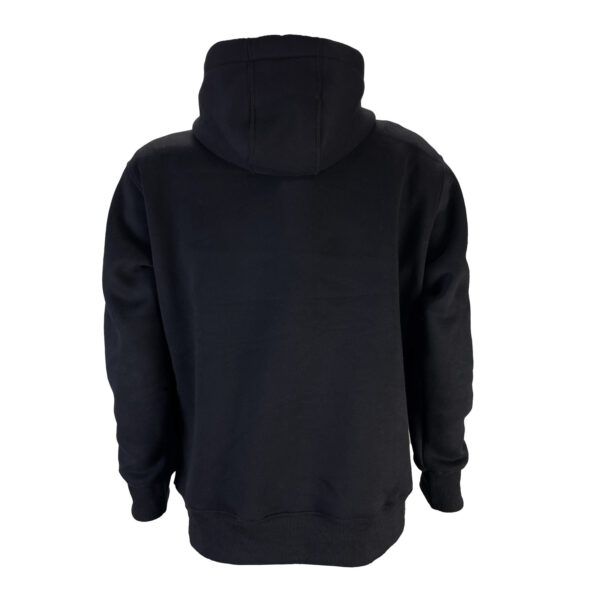Otter Black and Gray Color Block Half Zip Hoodie with Pocket