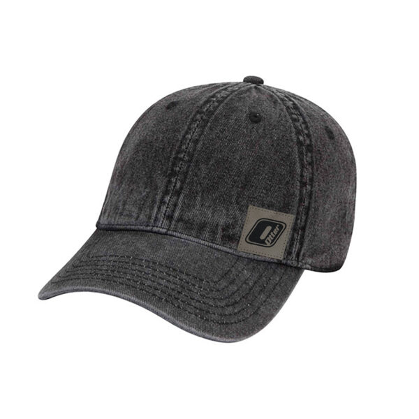 Otter Black Vintage Adjustable Hat